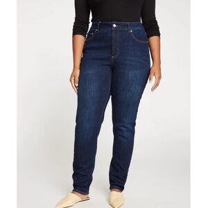 NWT UNIVERSAL STANDARD Joni High Rise Curve Skinny Jeans in Midnight Blue Sz 20
